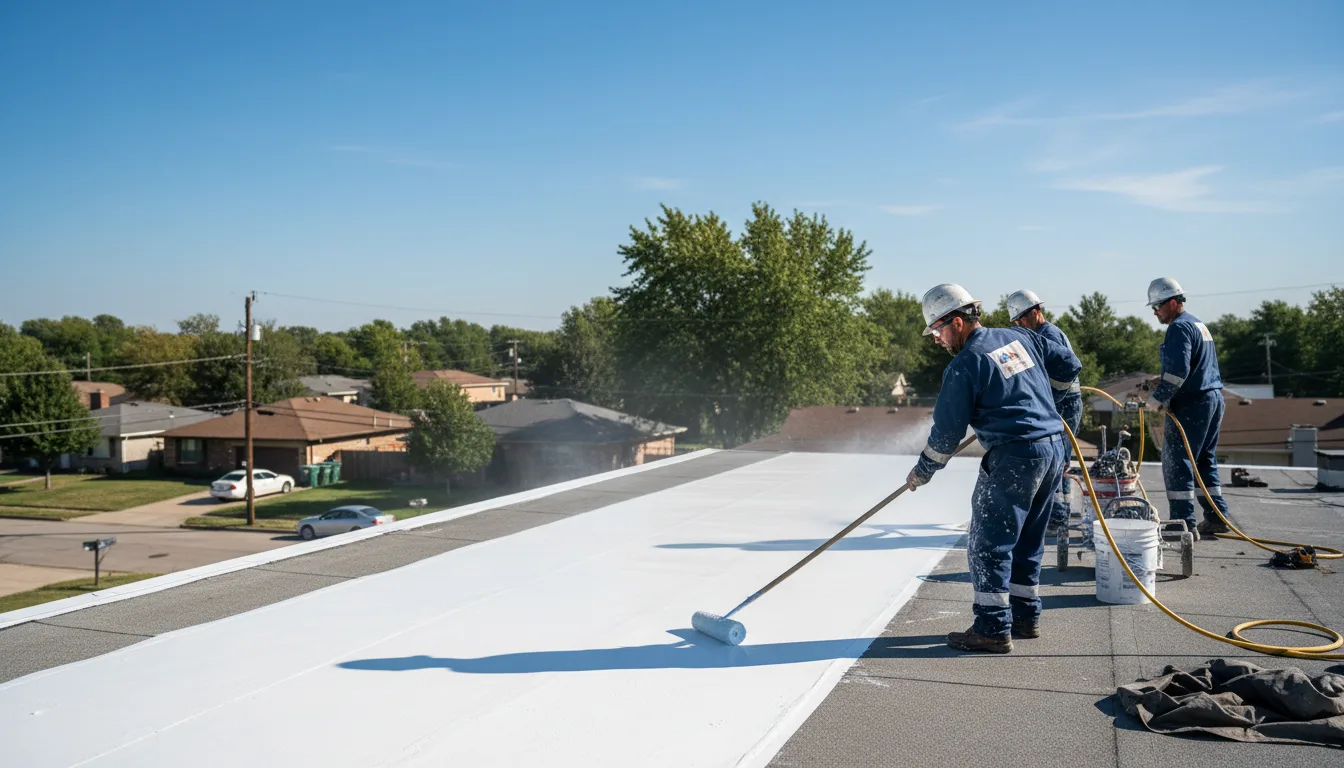 Commercial roof coating in Clyo, GA near me